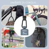Zopa Deluxe Multifunctional Stroller Strap with Clip – 2 pcs - Mari Kali Stores Cyprus